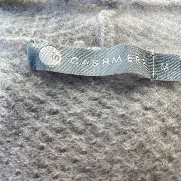 Incashmere Open Duster Cashmere Knit Cardigan - M (fits small) - Picture 12 of 13